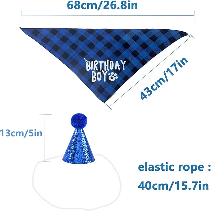 Cat Birthday Party Supplies Cat Kitten Bandanas,Cat Birthday Hat,Cat Birthday Number,Cat Birthday Banner,Cat Bowtie, 8 Letter Balloons,Birthday Outfit for Cat Kitten,cat Birthday Decoration..