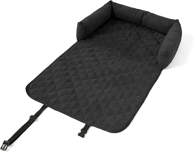Quilted Car Seat Cover with Bolsters for Pets