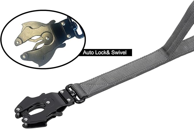 ICEFANG Tactical Dog Leash K9 Training 2 Control 6 FT)