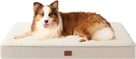 EHEYCIGA Orthopedic XL Dog Beds for Extra Large Dogs with Removable Washable Cover for Crate 41x27