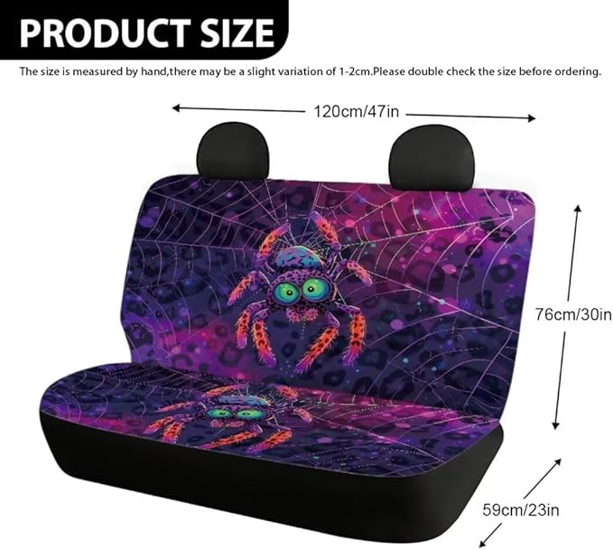 Purple Spider Car Seat Covers for Men Womens