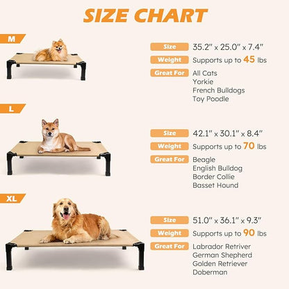 Cooling Elevated Dog Bed