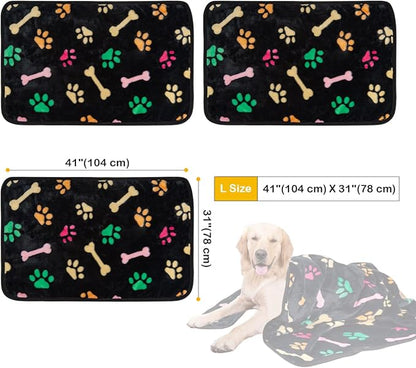 Dono 1 Pack 3 Dog Blankets for Small Dogs (40 * 30")