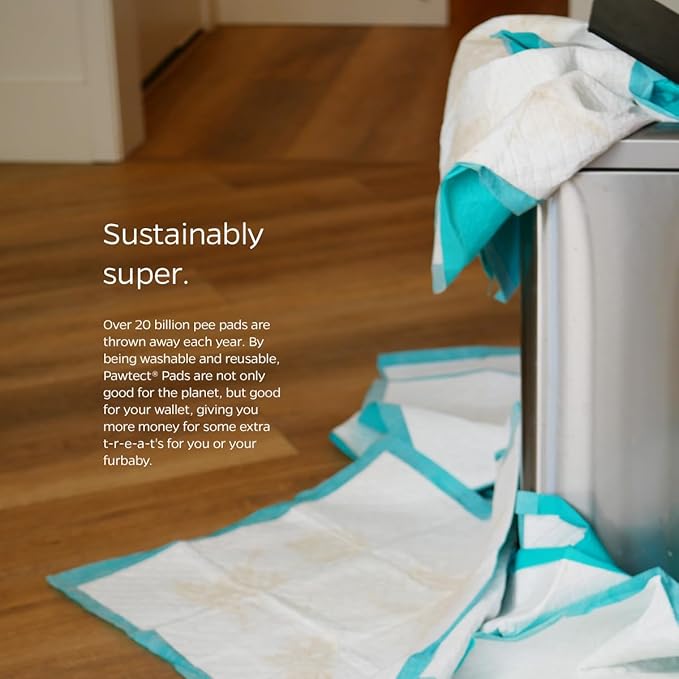 Pet Parents Pawtect® Pads Washable Dog Pee Pads (2pack) of 18x24 Premium Pee Pads for Dogs