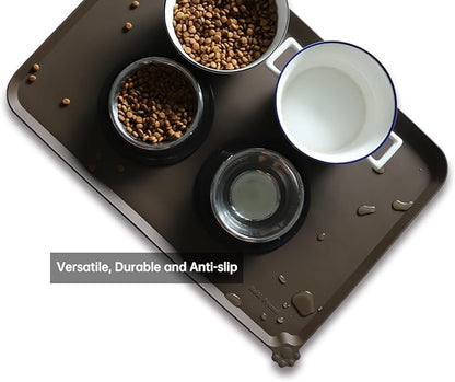 Hoki Found Large Silicone Pet Food Mats Tray