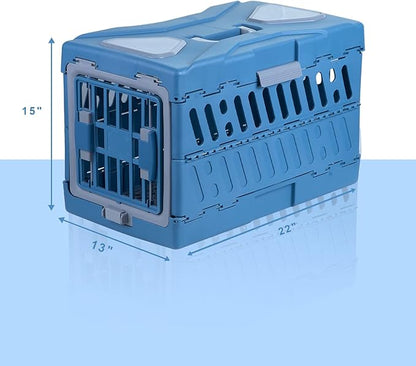 Collapsible Puppy Crate Portable Dog Kennel Portable Travel 22 Inch