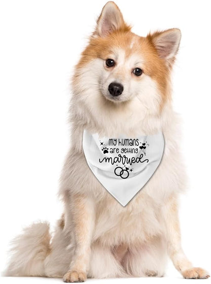 My Humans are Getting Married Dog Bandana (C53)