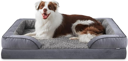 INVENHO Orthopedic Dog Bed for Large Dogs
