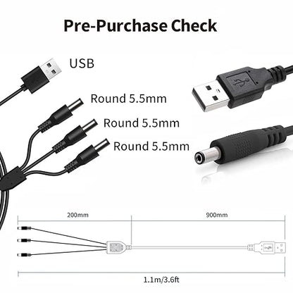 Universal Dog Shock Collar Charger Cable 12-in-1 Training