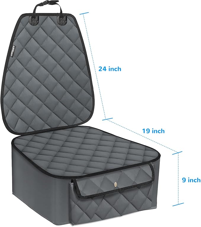 URPOWER Dog Car Seat Cover for Front Seat 100% Waterproof