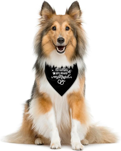 My Humans are Getting Married Dog Bandana (C54)