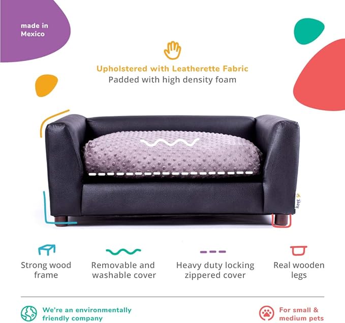 Keet Fluffy Deluxe Pet Bed 28.0" L 20.0" W 12.0" Th