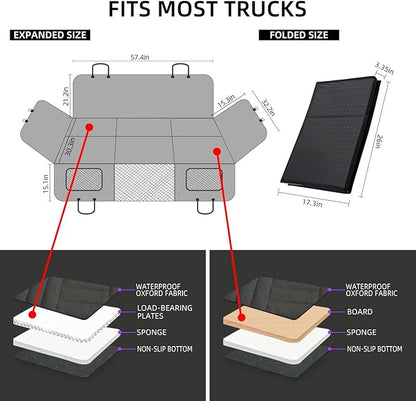 Dog Seat Cover and Bed for Trucks F150, RAM1500,