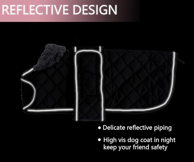 Geyecete Warm Thermal Quilted Dachshund Coat