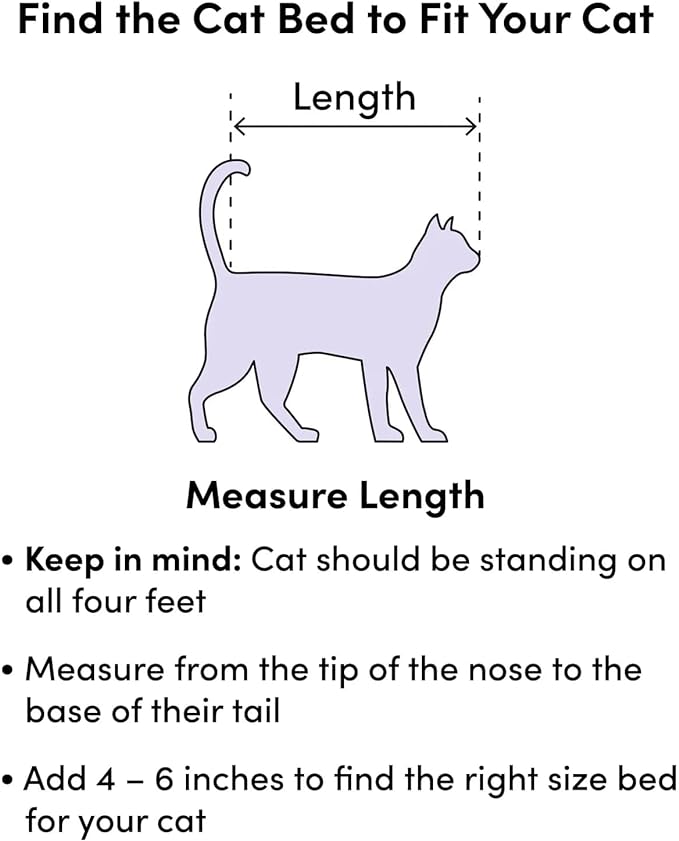 Cat Beds for Indoor Cats 20/24 inches,