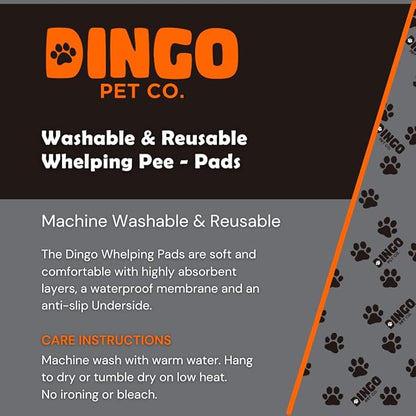 Dingo Pet Co. Washable Pee/Whelping Pad for Dogs 48" x 48" 2