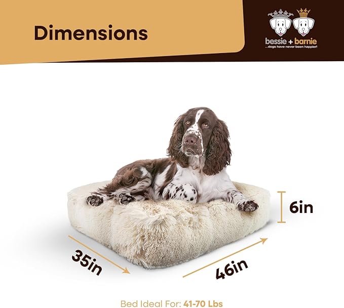 Bessie and Barnie Rectangle Dog Bed