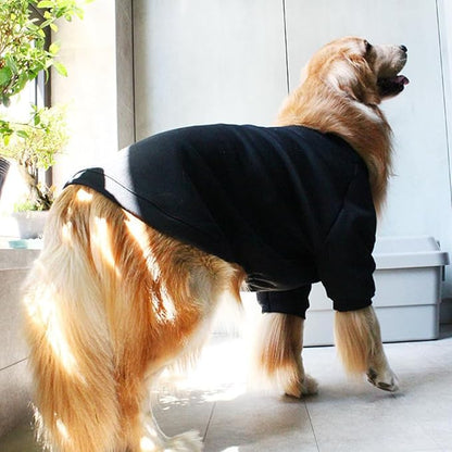 ANIAC Fall Dog Sweater for Large Dog Girl Boy 55-66 LB (6XL, Black)…