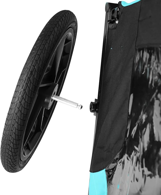 Premium Light Green Pet Stroller 88lb Capacity