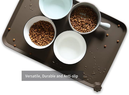 Hoki Found L Silicone Pet Food Mats Tray