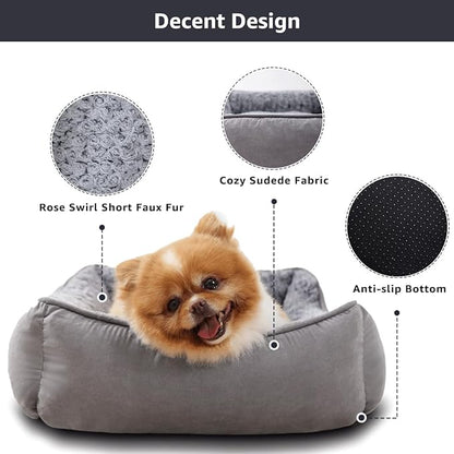Dog Beds for Large Sized Dogs 36"x28",Gery