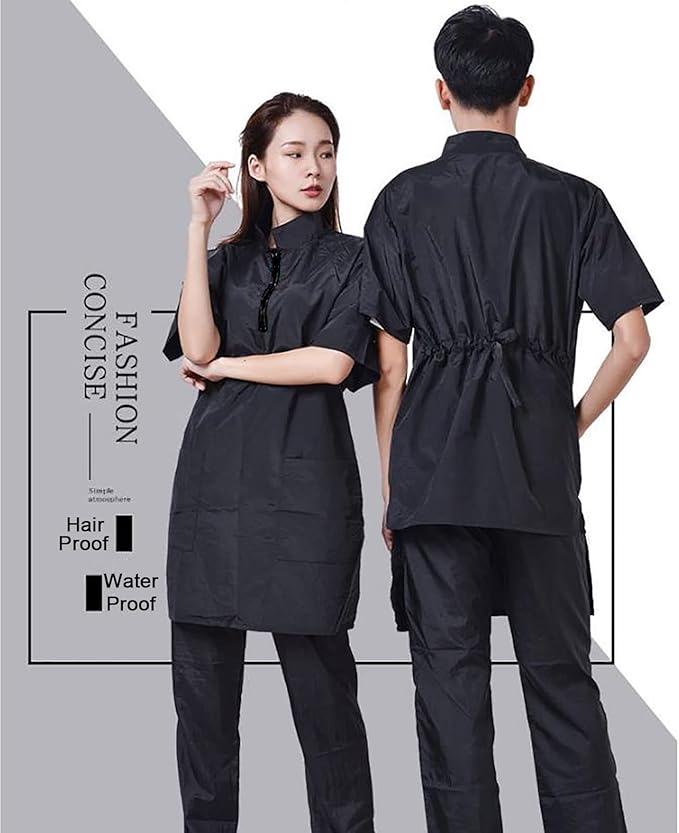 Gliitatu Dog Grooming Smock 2 Pack Barber Jackets
