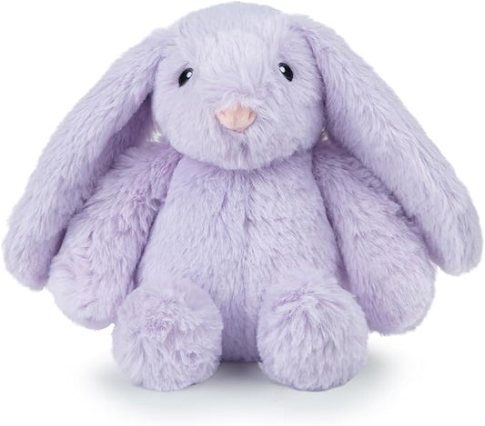 Best Pet Supplies Interactive Bunny Buddy Dog Toy with Crinkle and Squeaky Enrichment for Small and Medium Breed Puppies or Dogs, Cute and Plush - Bunny (Purple), Small