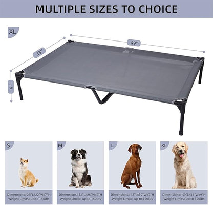 pettycare Elevated Outdoor Dog Bed 49 Inches,