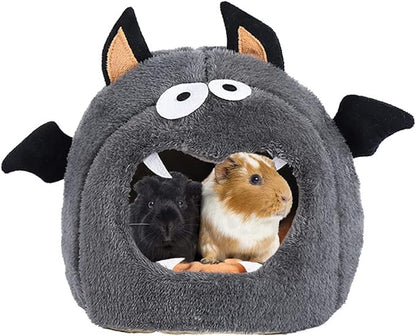 Guinea Pig Bed Hideouts Warm Small Animal Pet Beds Monster Hamster Bed House Accessorie for Guinea Pig Chinchilla Hedgehog Hamster