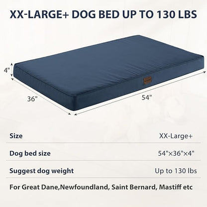 BFPETHOME Outdoor Dog Beds for Large Dogs (54 x 36 in,