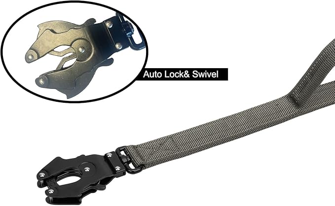 ICEFANG Tactical Dog Leash K9 Training 2 Control 6 FT)