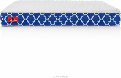 Brindle Waterproof Designer Memory Foam Pet Bed-Removable Machine Washable Cover-4 Inch Orthopedic Pet Bed-Joint Relief