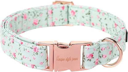 Unique style paws Dog Collar Metal Buckle Collar