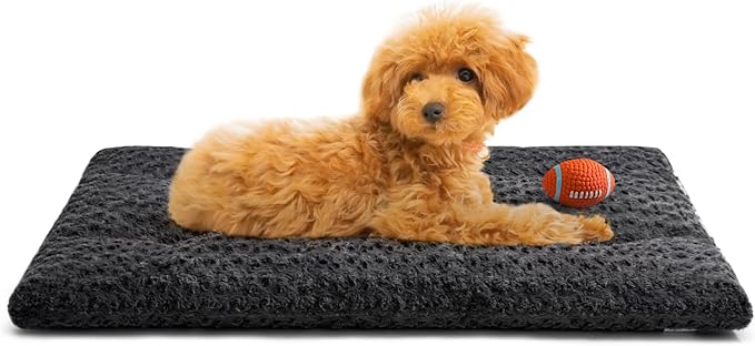 VERZEY Dog Beds Crate Pad Mat for Small Dogs (24" L 18" W,