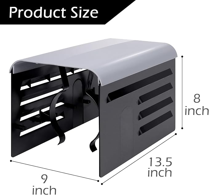 RunNico 2 Pack Pool Pump Covers for Outside Units