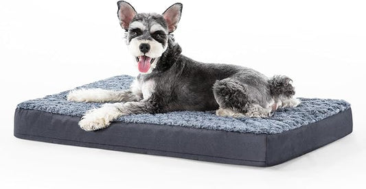 JOEJOY Orthopedic Dog Bed for Medium Small Dogs (30"x20"x3")