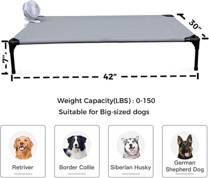 Cooling Elevated Dog Bed 6-Inch Portable