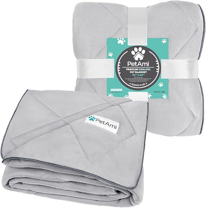 PetAmi Premium Cooling Dog Blanket 40x60, Light