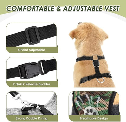 SlowTon Dog Seat Belt Harness for Car