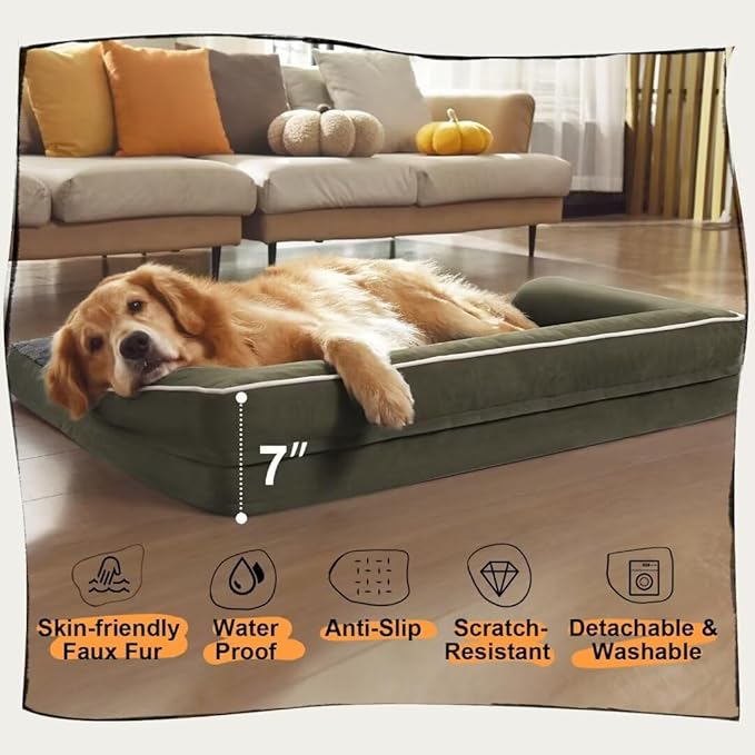 Large Dog Bed Orthopedic Washable
