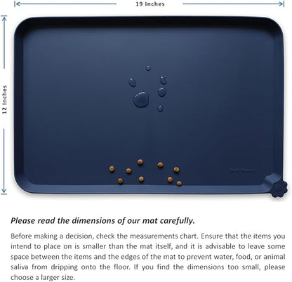 Hoki Found Silicone Pet Food Mats Tray