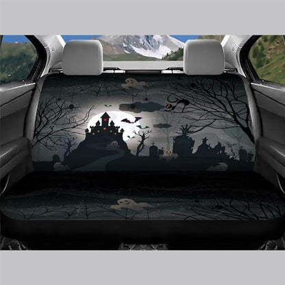 Universal Rear Split Bench Seat Cover for Cars Truck SUV 2