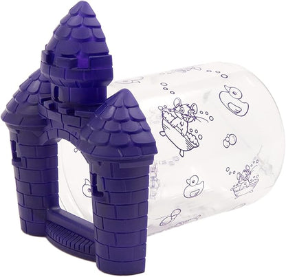 Lixit Small Animal Castle Home (4 Inch, Purple Pack of 2)