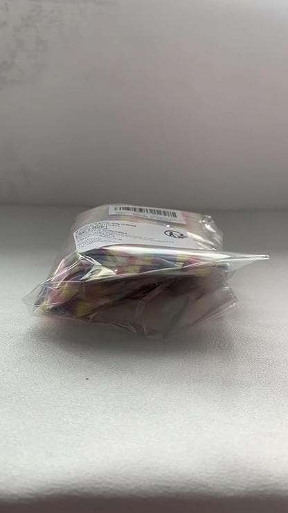 Small Medium Dog Clothes Rainbow Striped Dog Shirts Stretchable Long Sleeve Cat T-Shirt Pet Outfits for Chihuahua Yorkie Teddy (Purple Edge