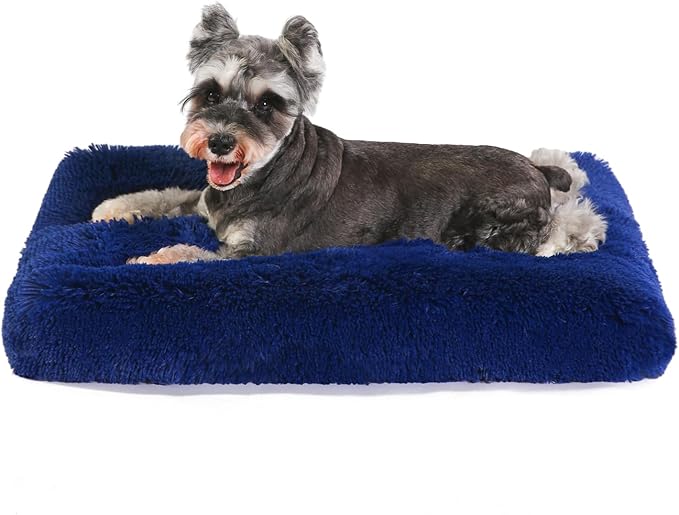 Plush Dog Crate Bed 21"x13")