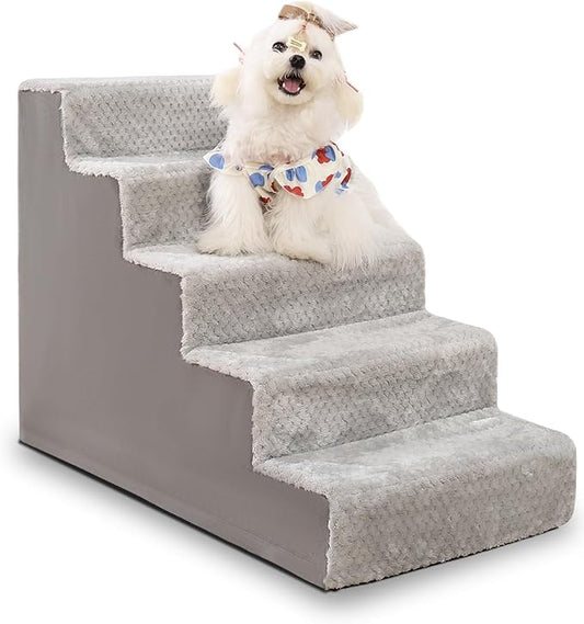 Dog Stairs for Small Dogs 22.5" H,5-Step