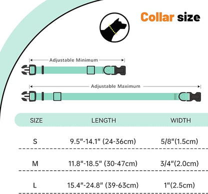 Waterproof Dog Collar 15.4-24.8 inch)