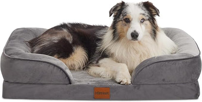Large Dog Bed Removable Bolsters Orthopedic Dog Beds 50 lbs