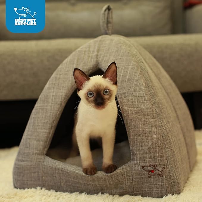 Pet Tent-Soft Bed for Dog and Cat by Best Pet Supplies 16" x 16" x H:14"