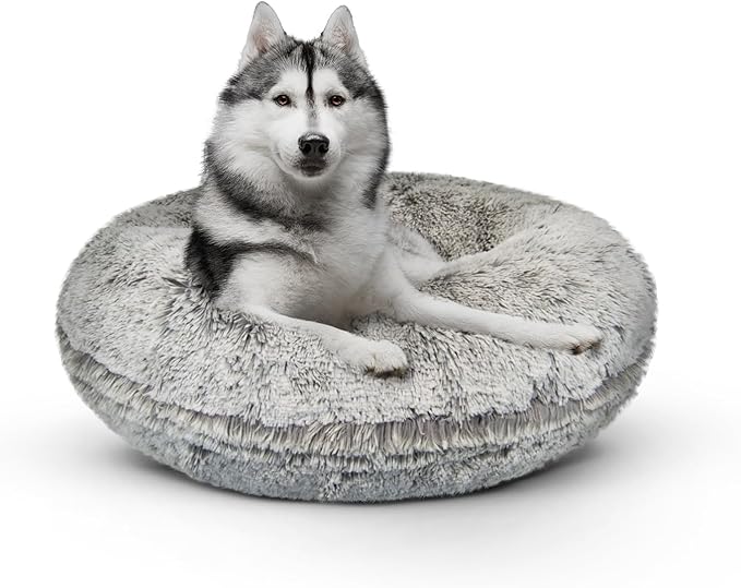 Bessie and Barnie Bagel Donut Dog Bed